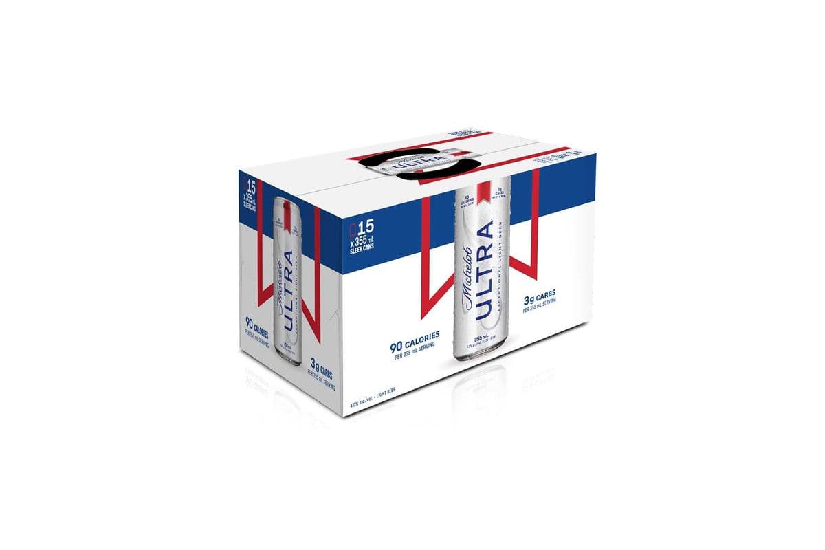 Michelob Ultra (15 Pack) (15 x 355 ml Cans)