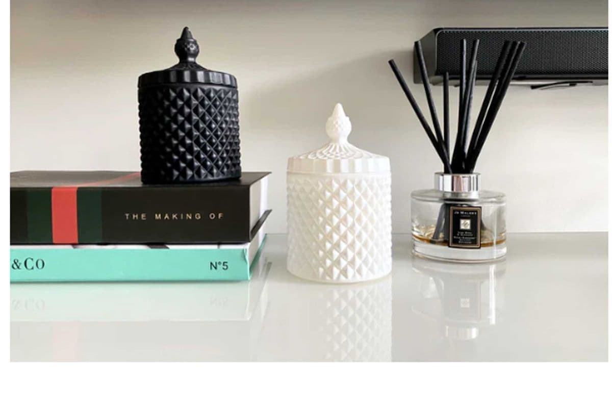 Luxe Candle Jar (White)