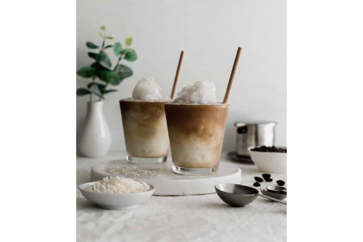 Coconut Coffee Ice Blended