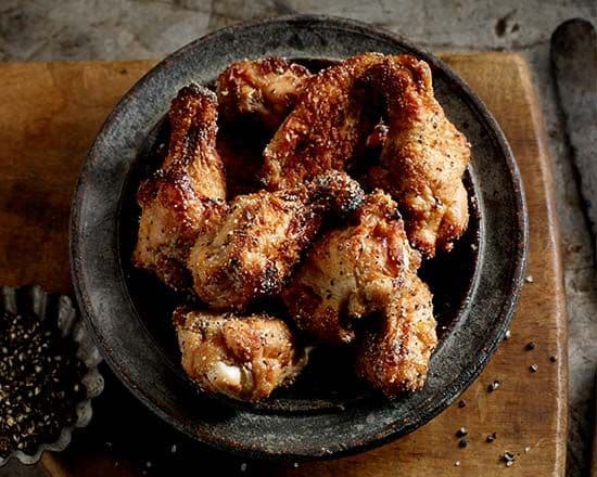 Salt + Pepper Wings - 8 pc