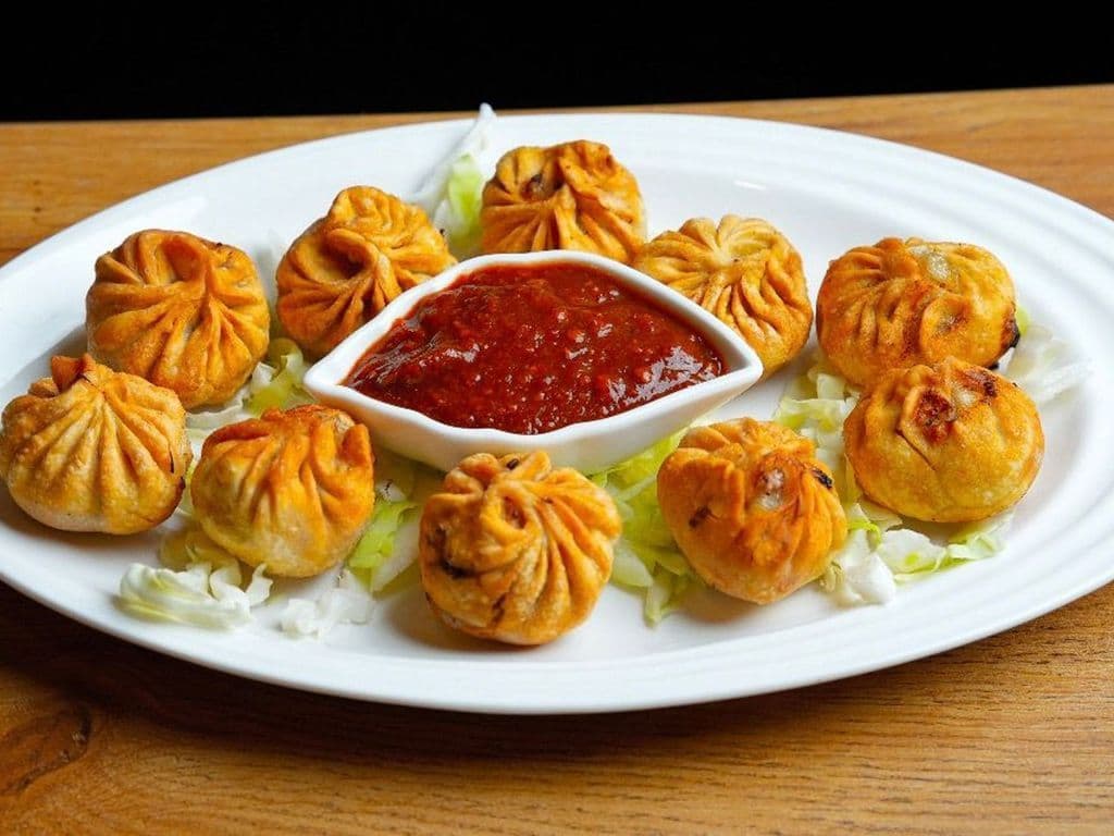 Veggie Deep Fried Momos