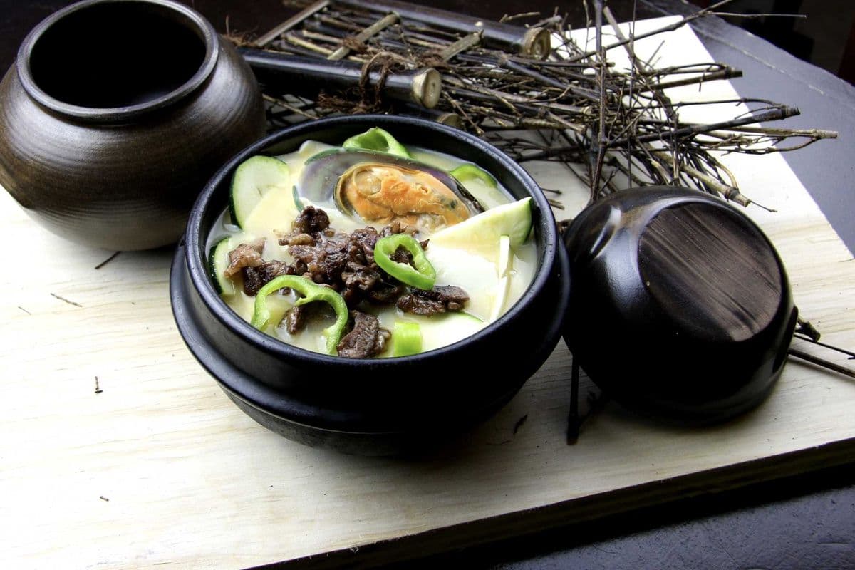 Soybean Soon Tofu and Hot Stone Pot Rice