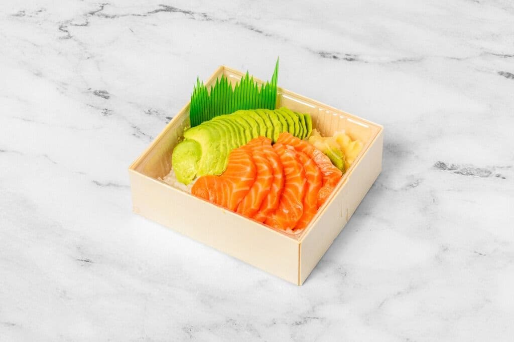Salmon and Avocado Don