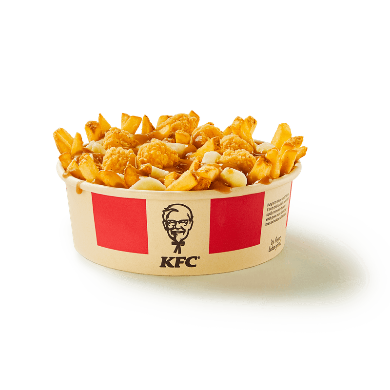 Large Popcorn Chicken Poutine