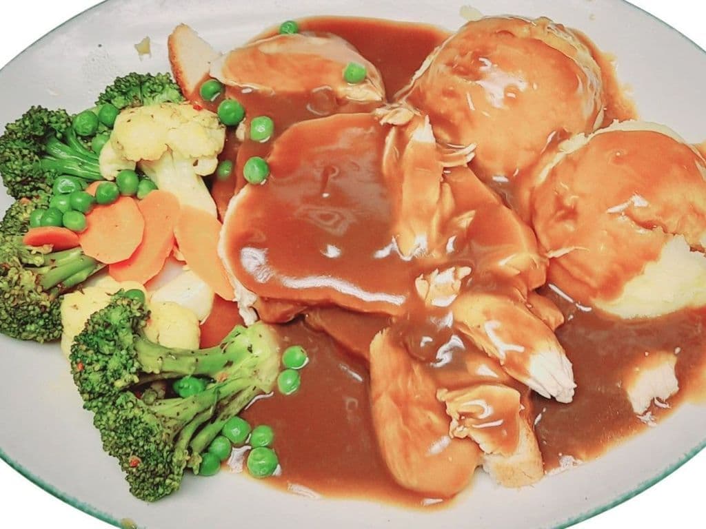 Hot Turkey Dinner