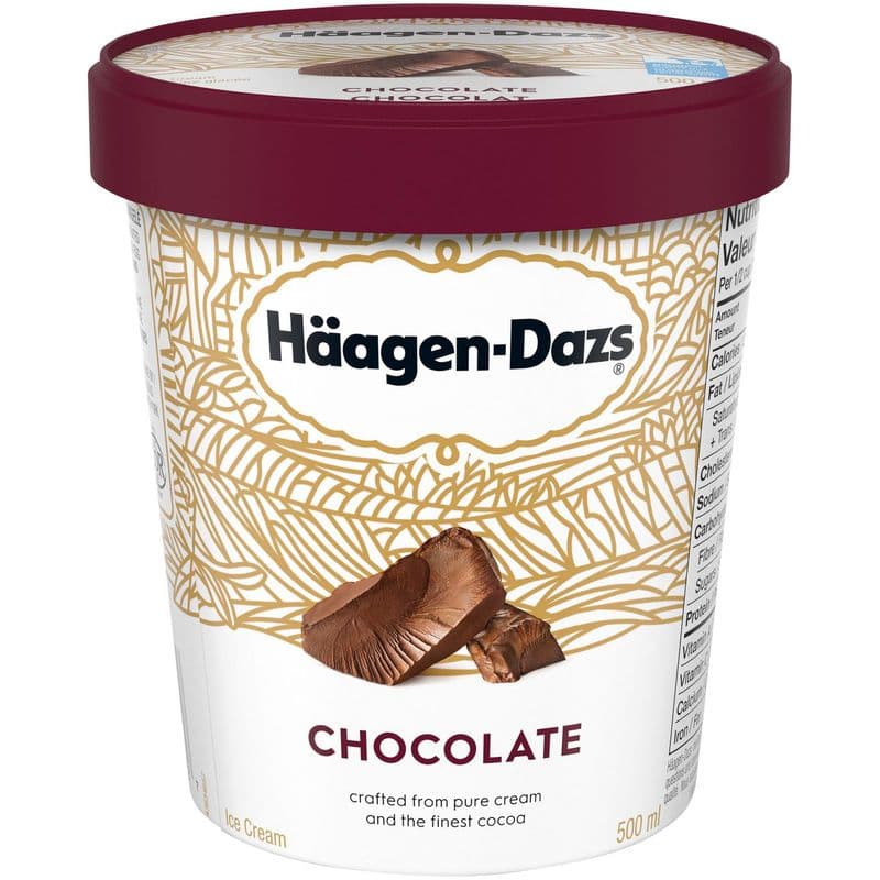 Haagen-Dazs chocolat (450 ml) / Haagen-Dazs Chocolate (500 ml)