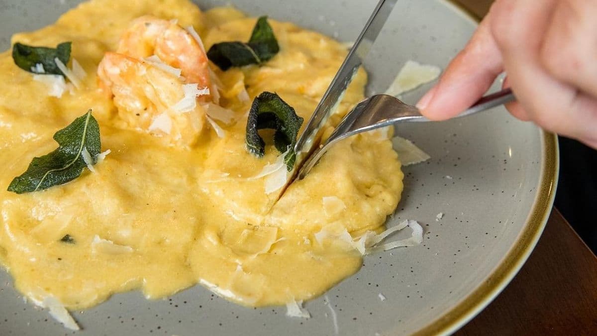 Butternut Squash & Shrimp Ravioli