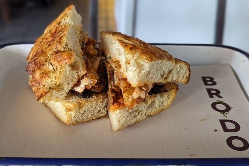 Meatball Spicy Tomato Sandwich