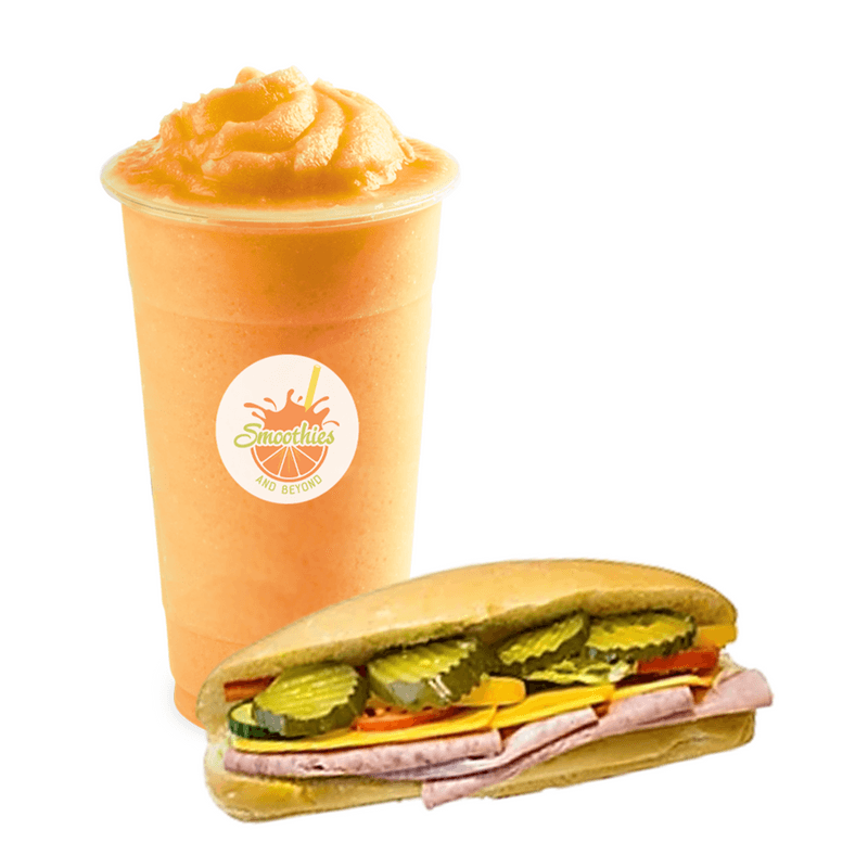 Canadian Sub and Small Smoothie