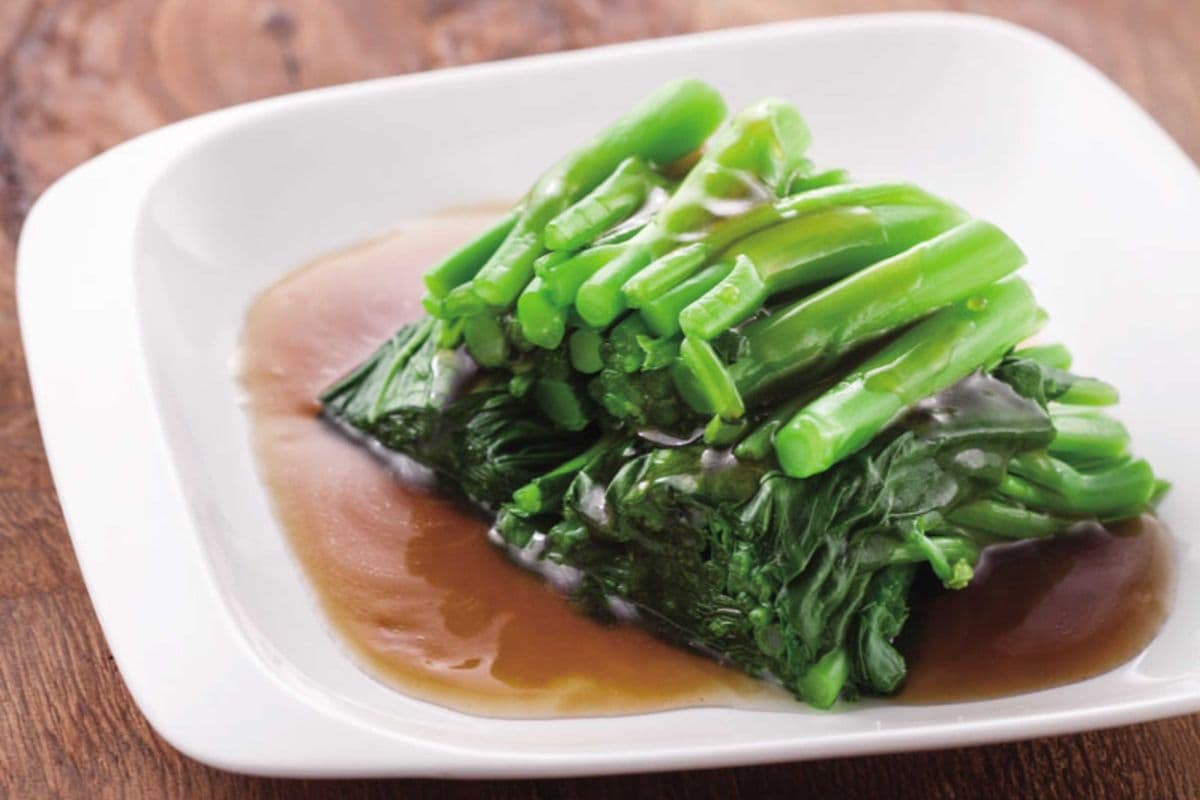 A04. Chinese Broccoli with Oyster Sauce 蠔油芥蘭
