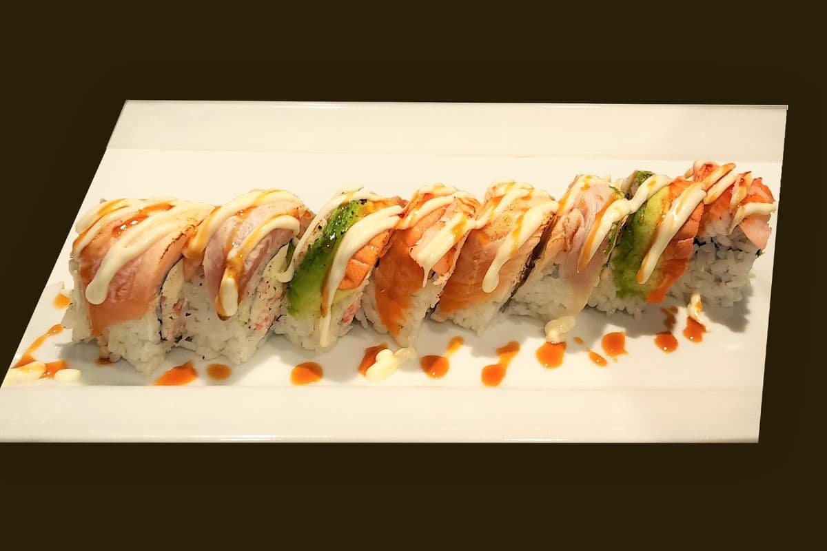Tataki Rainbow Roll