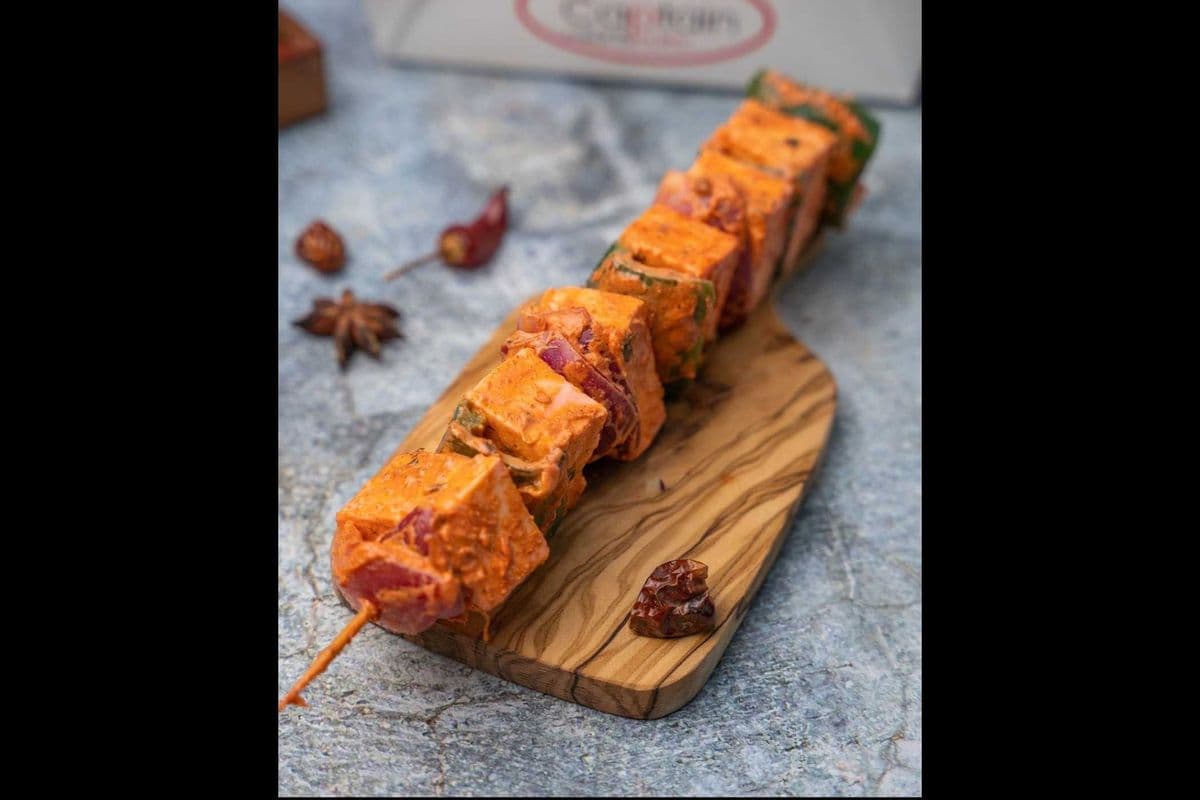 Marinated Paneer Skewer (1 pc)