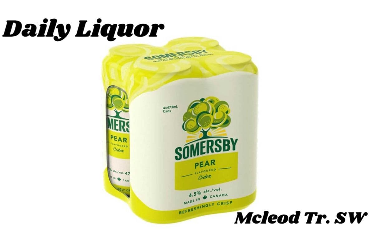 SOMERSBY PEAR CIDER 4 CANS (1 x 473ML)