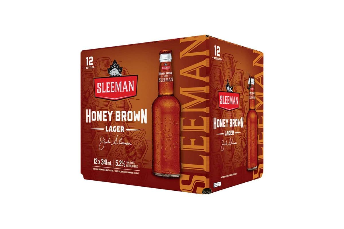 Sleeman Honey Brown Lager (12 x 341ml)