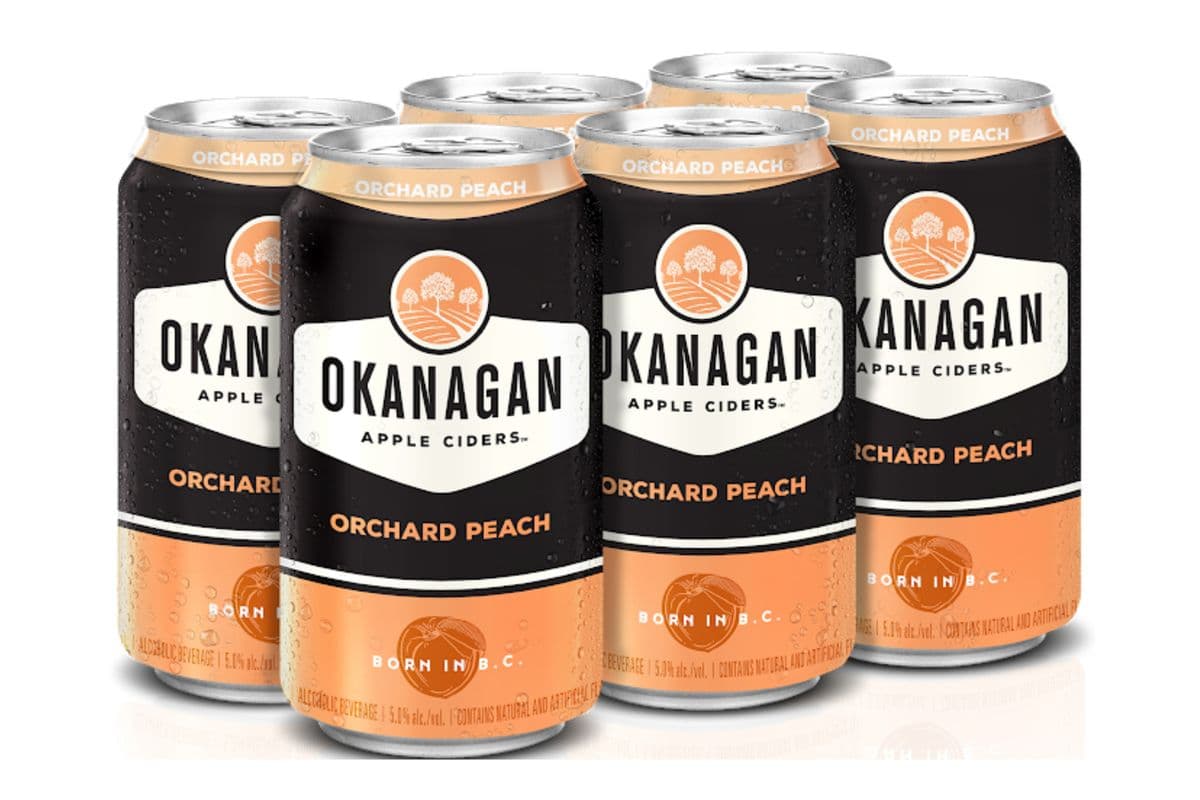 Okanagan Cider Peach (6 Cans) (1 x 6*355ML)