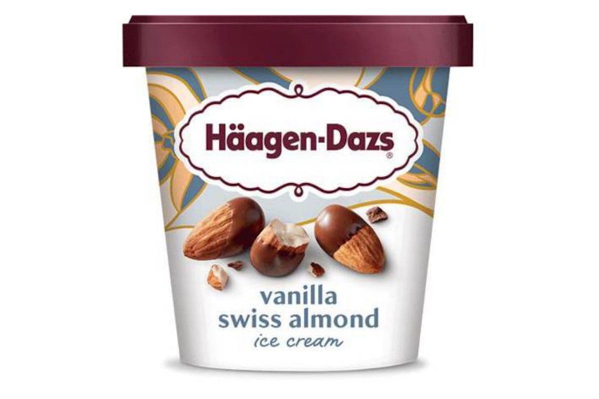 Häagens Dazs (Pot / Jar) - Vanille aux Amandes Suisses / Vanilla Swiss Almond (450 ml)