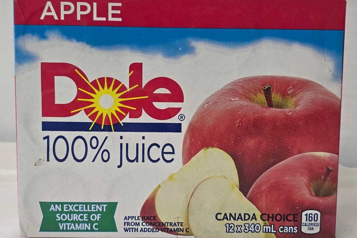 Dole Apple 100% Juice 12 × 340ml (12 cans)
