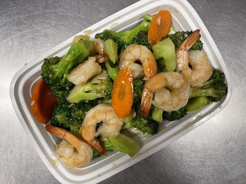 50. Shrimp with Broccoli