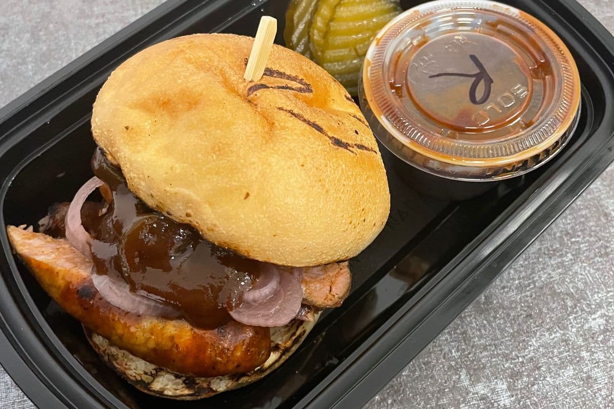 Pork Sausage Sandwich