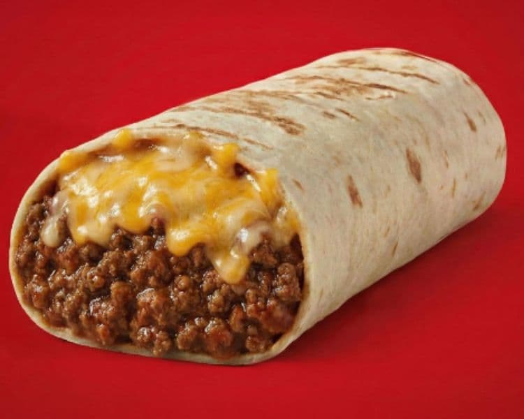 Burrito au fromage chili
