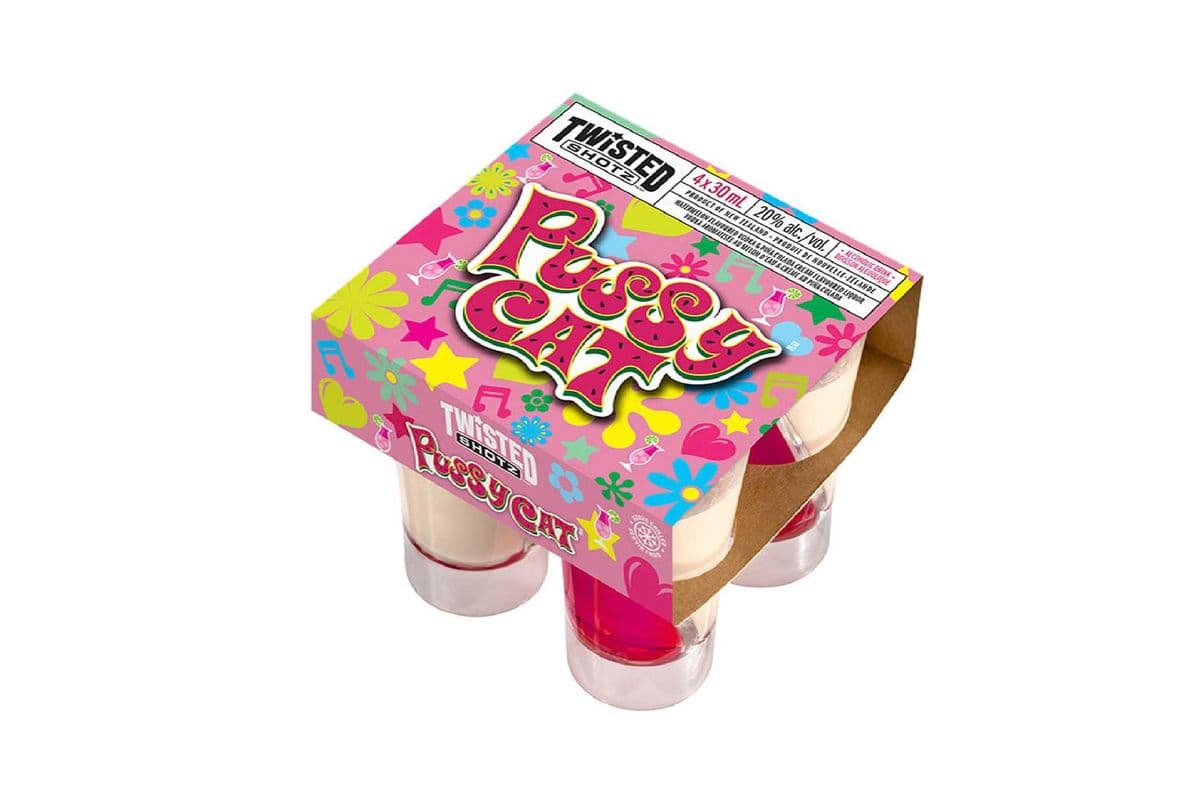 814581. TWISTED SHOTZ PUSSY CAT (4 x 30ML)