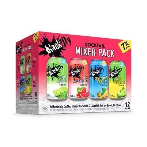 Black Fly Cocktail Mixer 355ml x 12 Pack