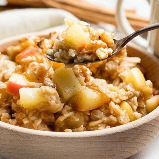 Apple Cinnamon Hot Oatmeal