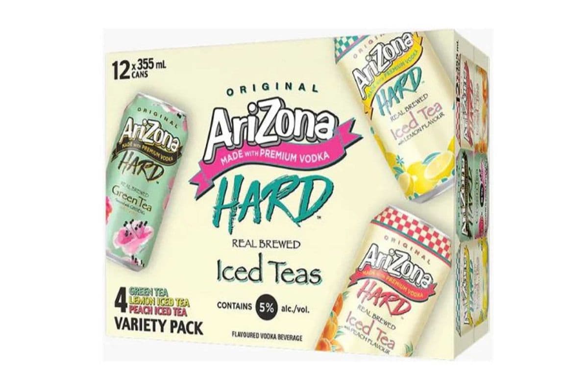 ARIZONA HARD ICED TEA VARIETY PACK (12 x 355 ML)
