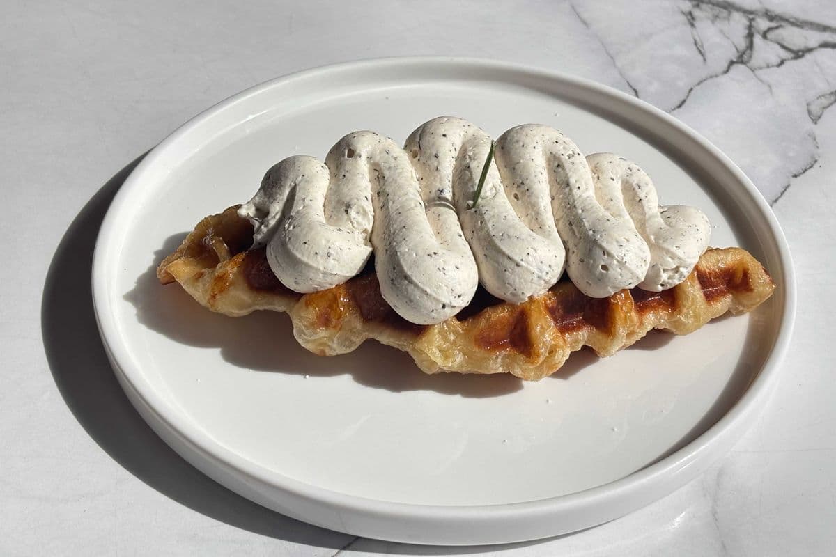 Earl Grey Cream Croffle