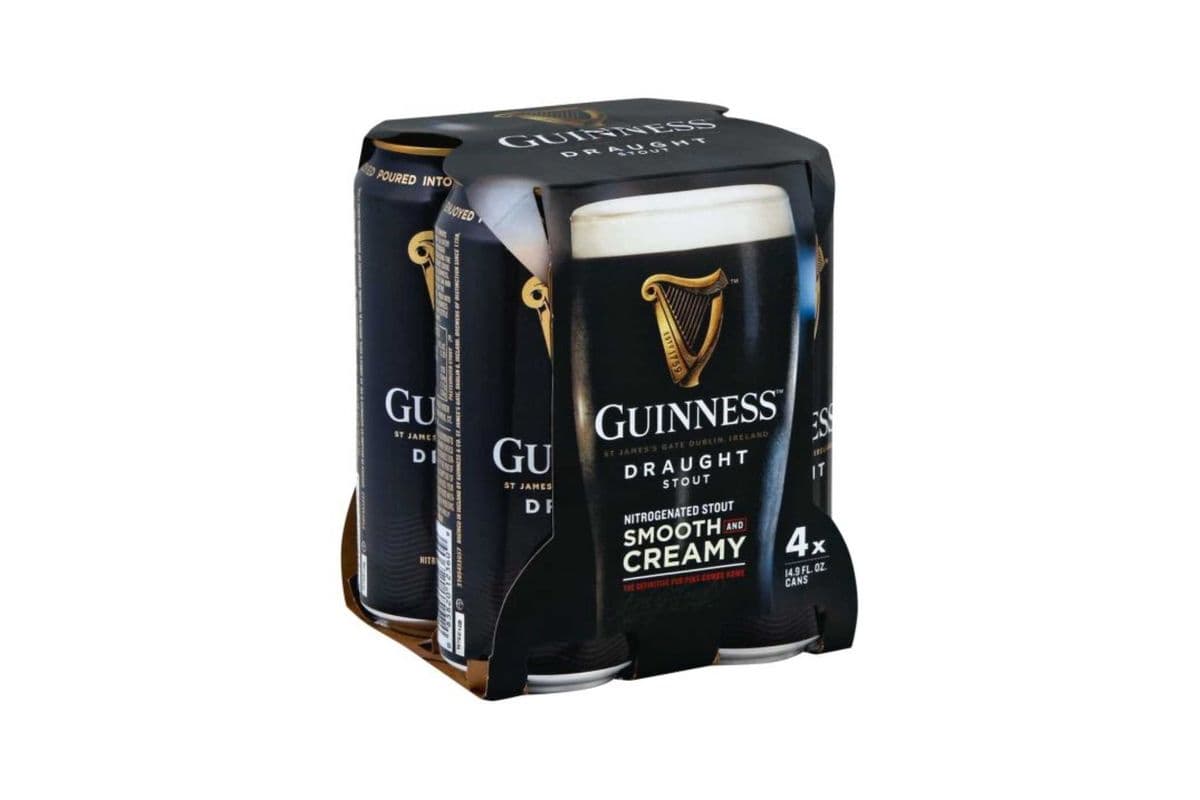 Guinness Draught (4 Pack) (4 x 440ml Can)