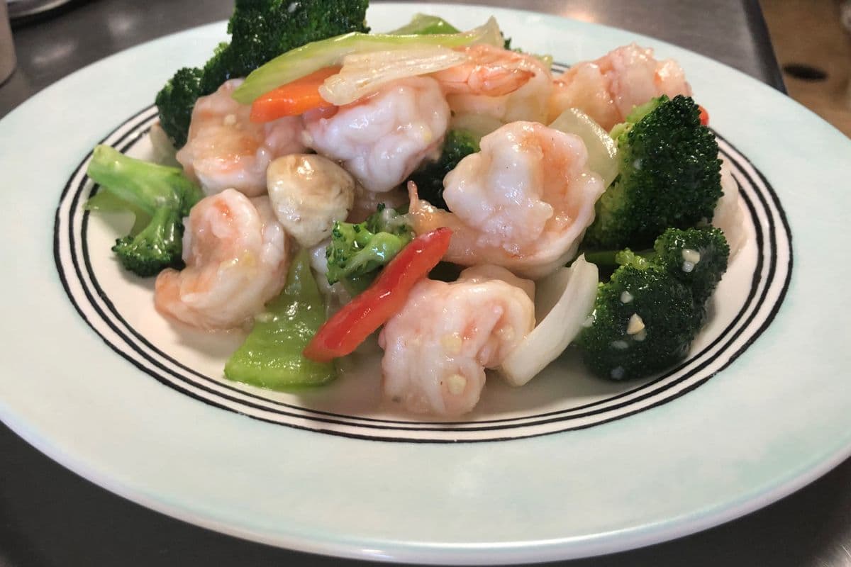 96. Shrimp with Mixed Vegetables杂菜虾