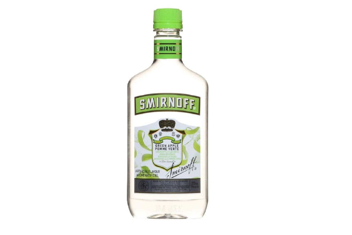 Smirnoff Green Apple Vodka (1 x 375 ml)