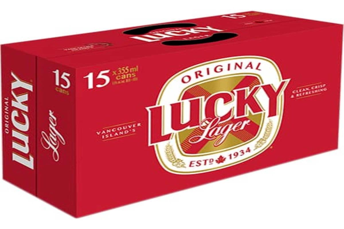 Lucky Lager (15 Cans) (1 x 355ML)