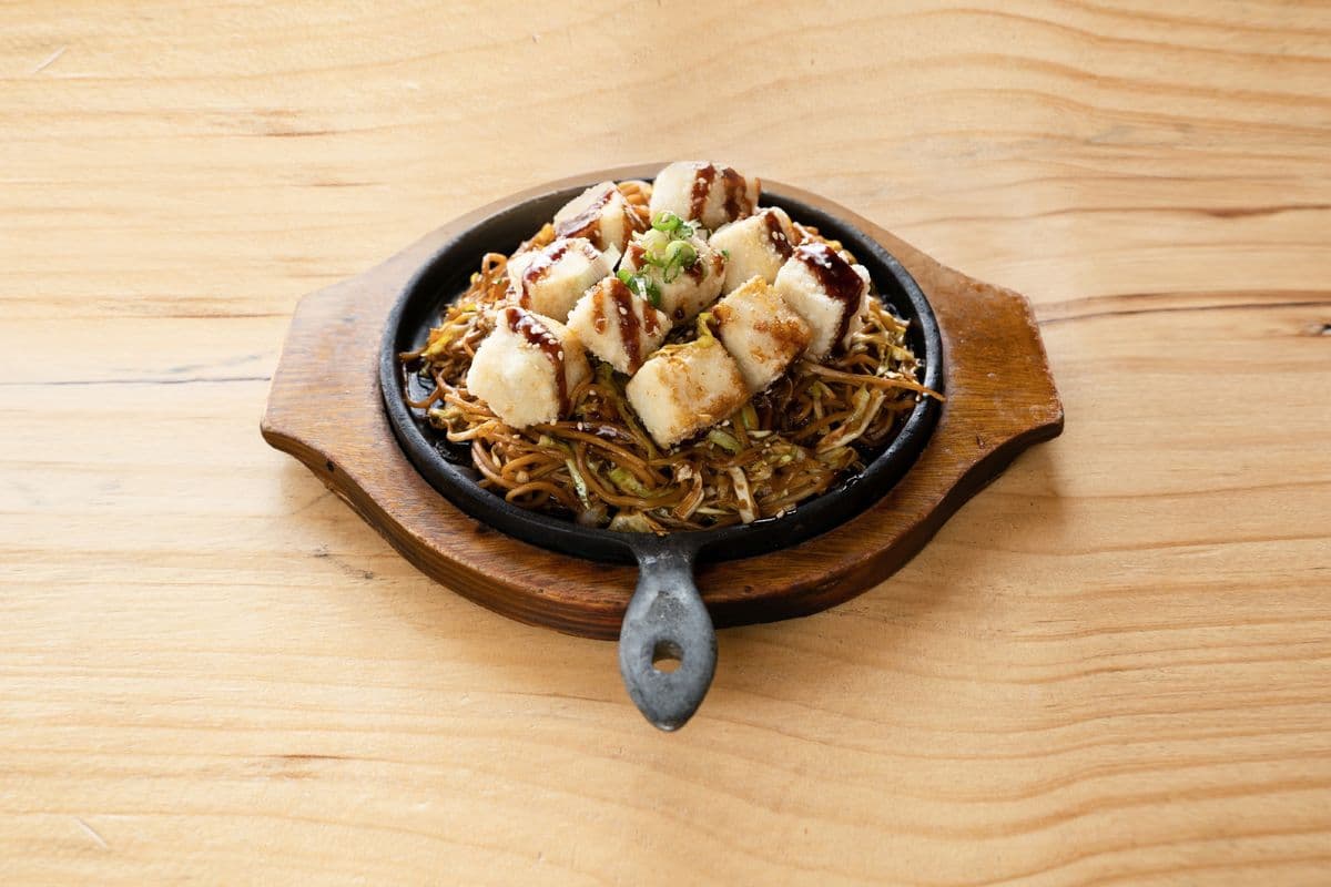 Tofu and Vegetable Yaki Soba (Thin)