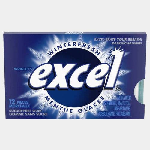 Excel Menthe glacée (12 mcx) / Excel Winter Fresh (12 pcs)