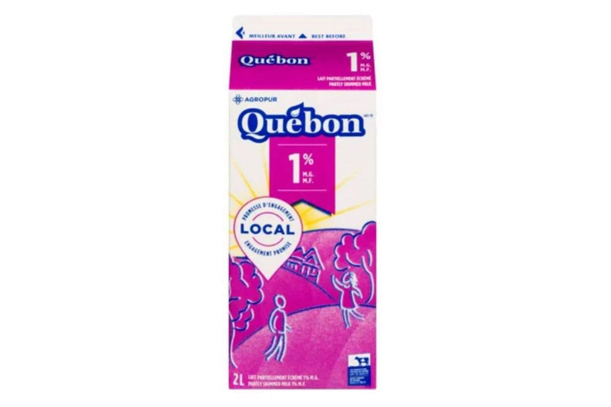 Québon - Lait / Milk 1 % (2 L)