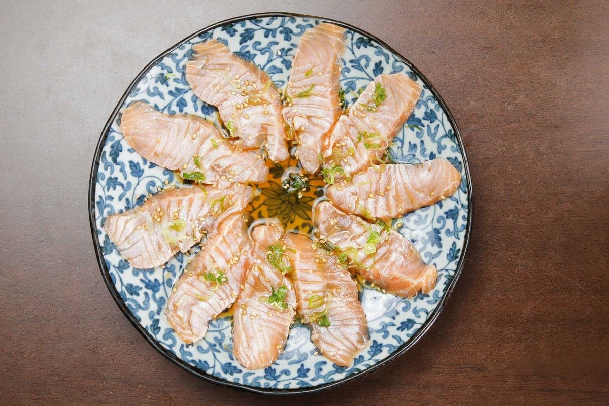 Salmon Capaccio 薄切三文鱼