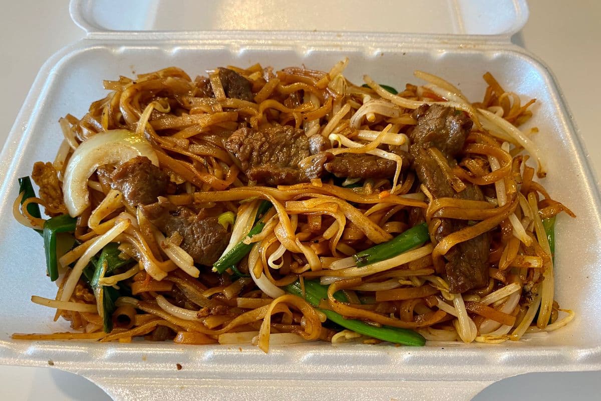 N25. Beef with Wide Rice Noodle(Ho-Fun)