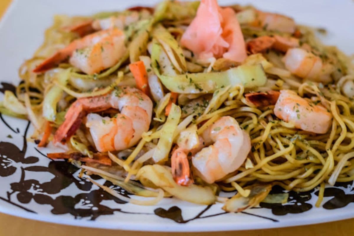 Shrimp Yaki Soba