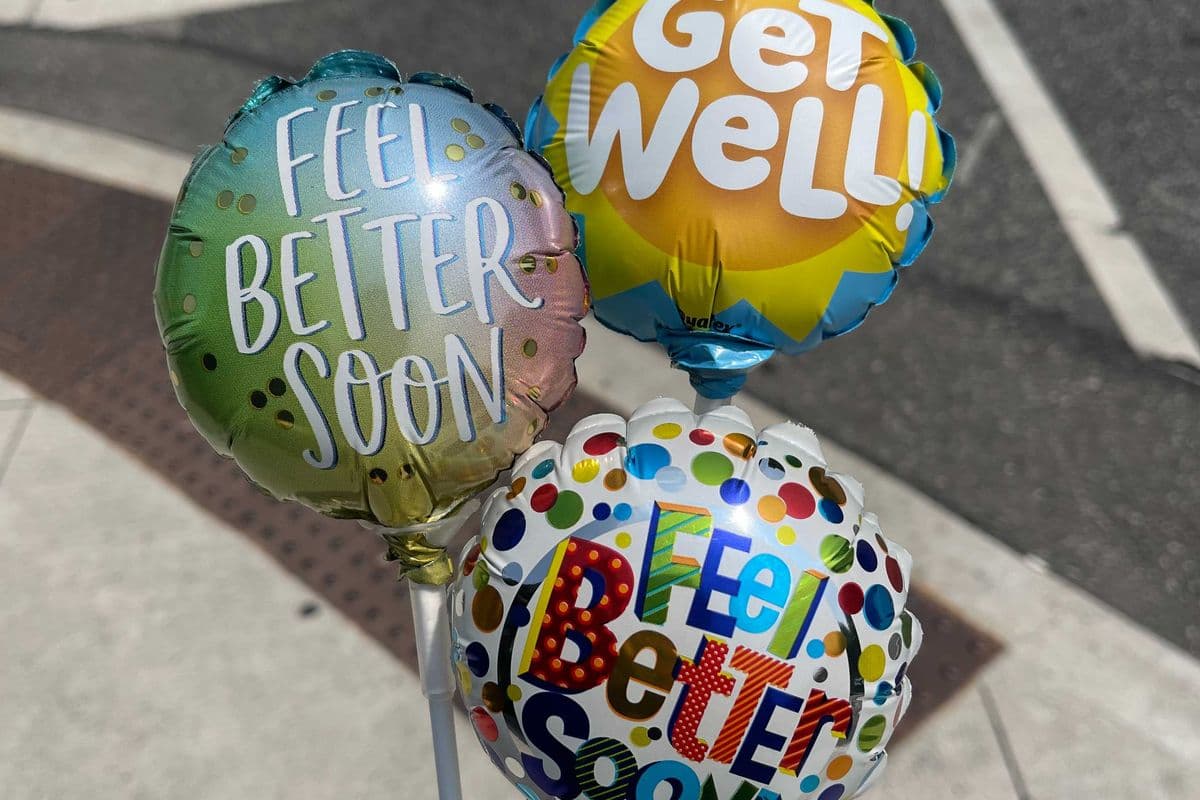 4” Balloon - Get Well/Feel Better Soon