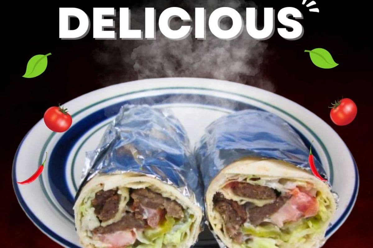 Large Beef Donair Wrap