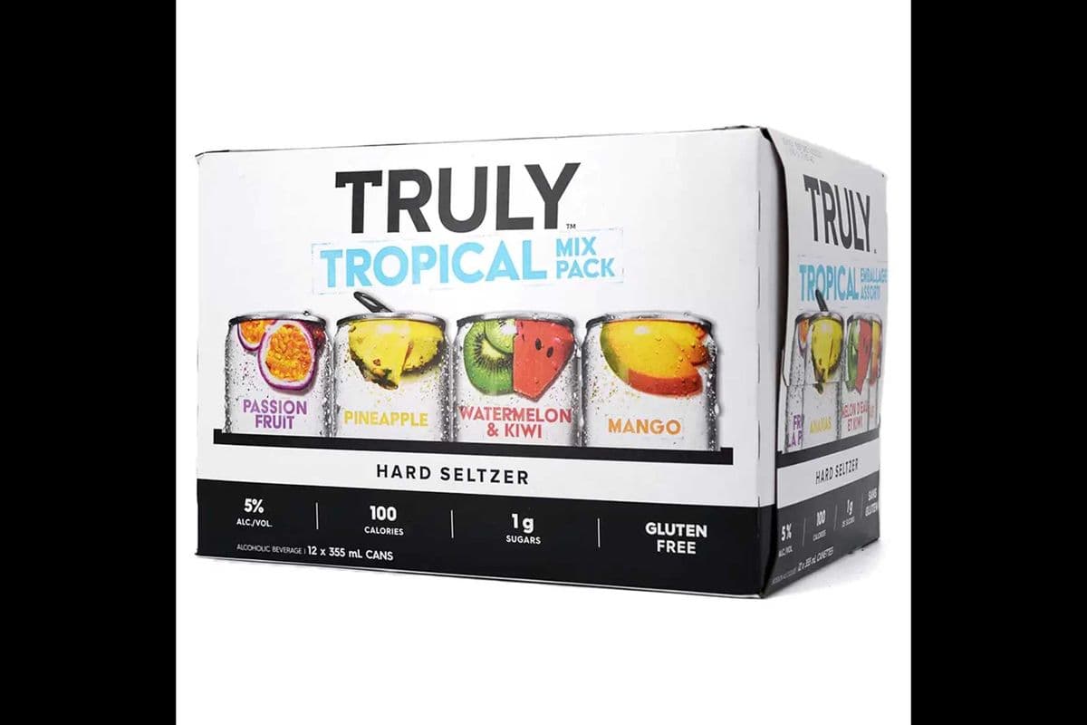 TRULY HARD SELTZER TROPICAL MIXER (12 x 355ML CANS) (12 x 355ML)