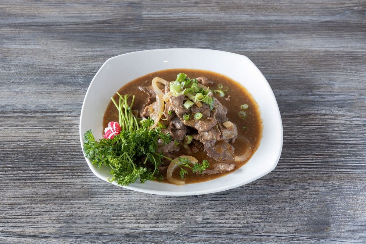 601. Beef Stir Fried with Lemongrass (Spicy)