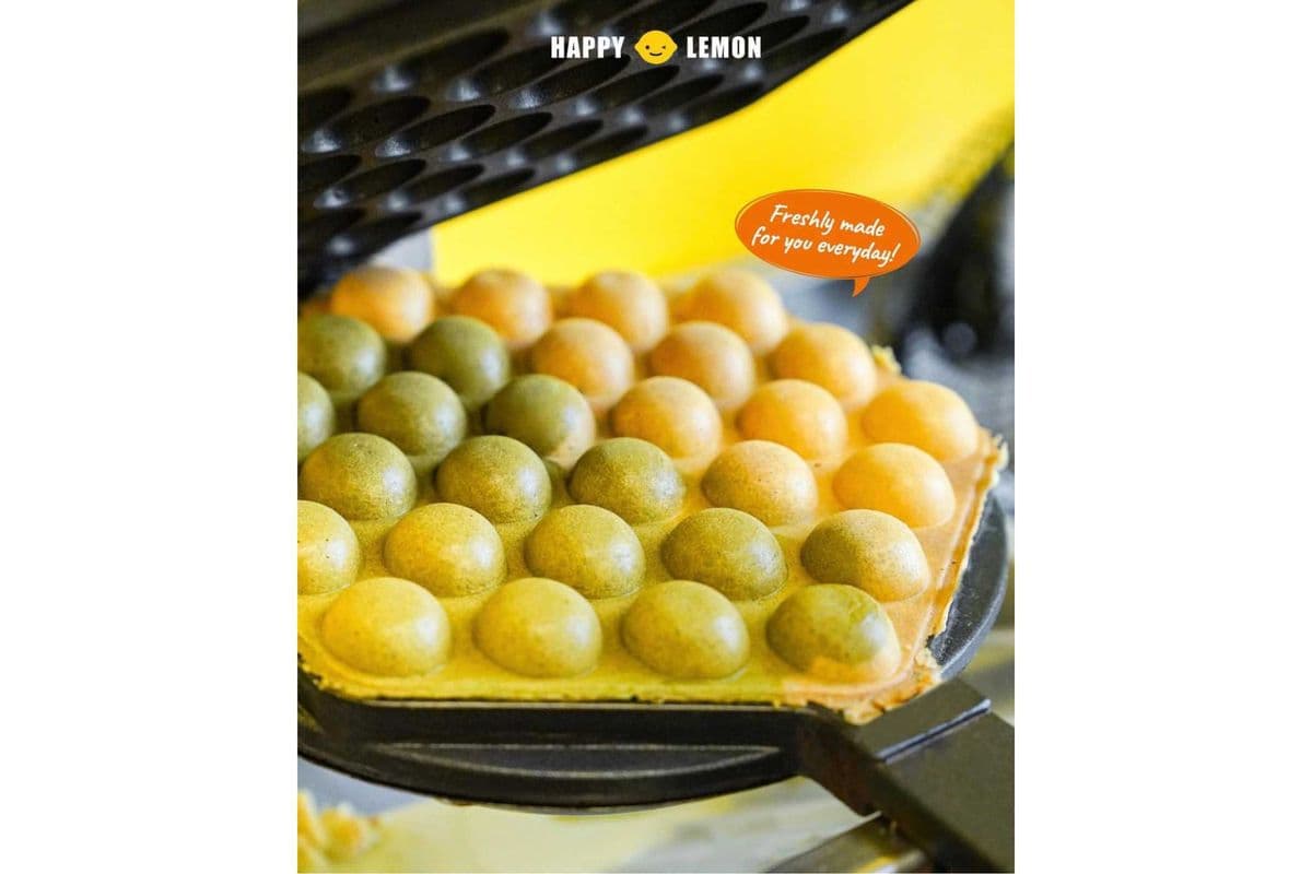 Half & Half Bubble Waffle Flavour