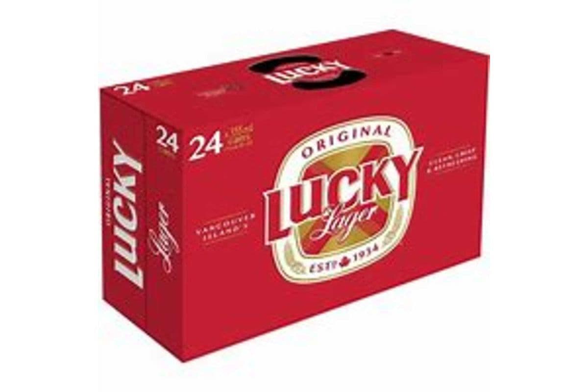 Lucky Lager (24 x  355 ml Cans)