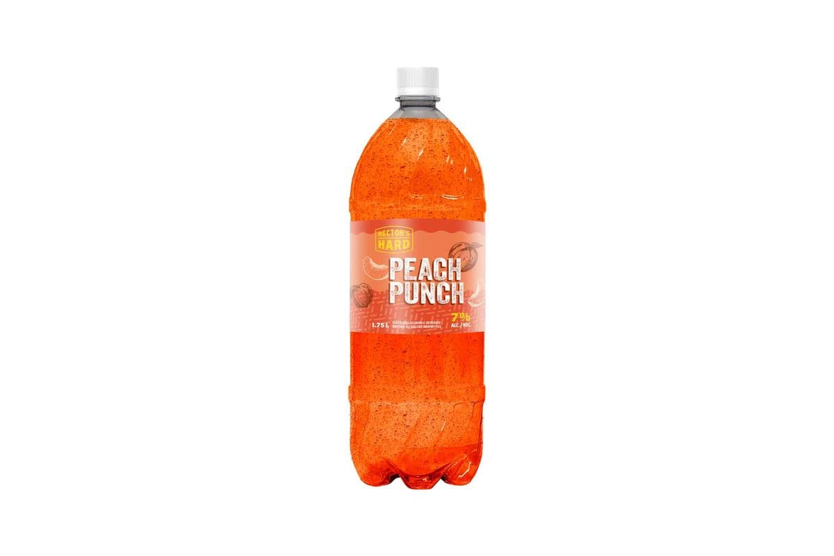 Hector's Hard Peach Punch 1.75L (1 x 1.75L PET)