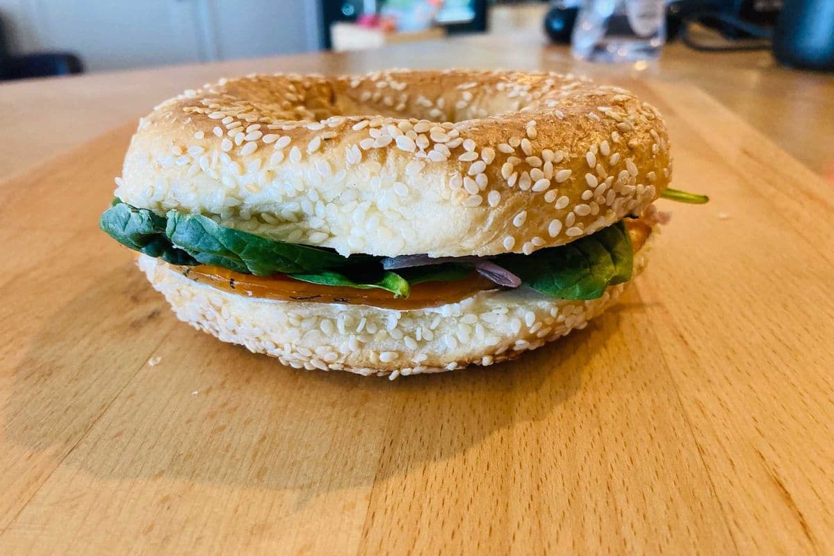 Bagel gravlax saumon / Salmon Gravlax Bagel