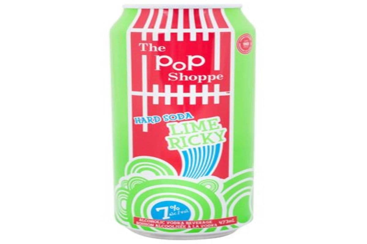 The Pop Shoppe Lime Ricky Hard Soda (1 x 473 ml can)