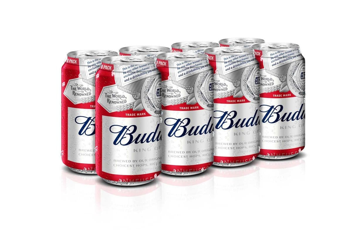 Budweiser (8 x 355 mL, 5.0% ABV) (8 x 355ML)