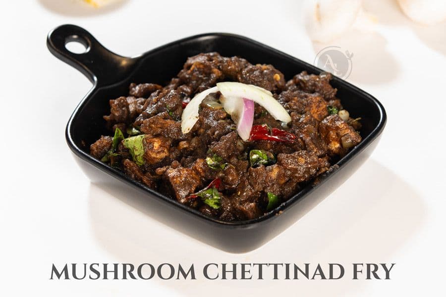 Mushroom Chettinad  Fry